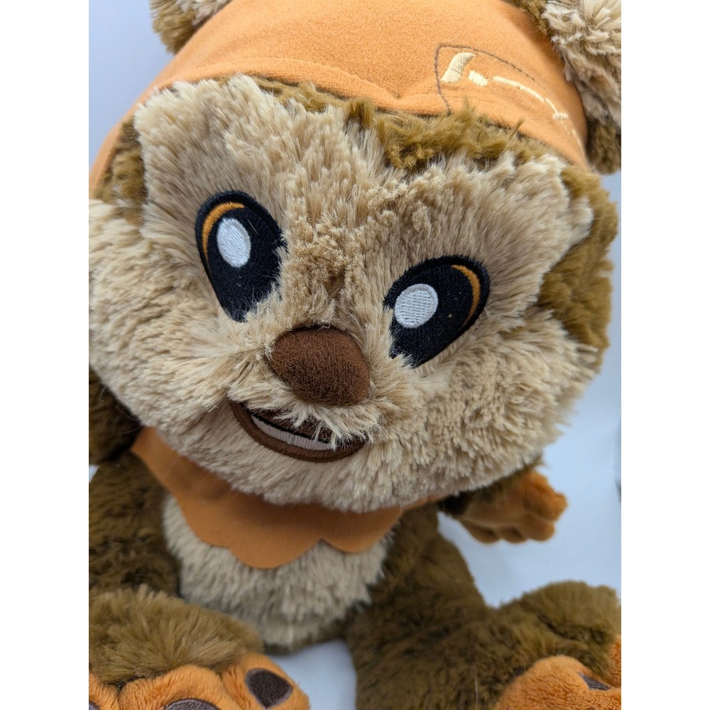 Disney Parks WICKET The Ewok Star Wars ROTJ Big‎ Feet 12" Plush Toddler Stuffed